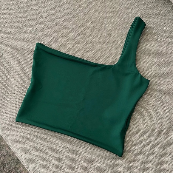 Tops - LAST TWO! mariposa | emerald one shoulder top